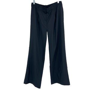 Beyond Yoga Status Black Wide Leg Pants